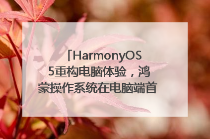 HarmonyOS 5重构电脑体验，鸿蒙操作系统在电脑端首次亮相丨新经济观察